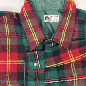 Vintage Windsor Shirt Company Flannel XL Tartan Plaid